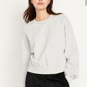 Old Navy Drop-Shoulder Crop Sweatshirt